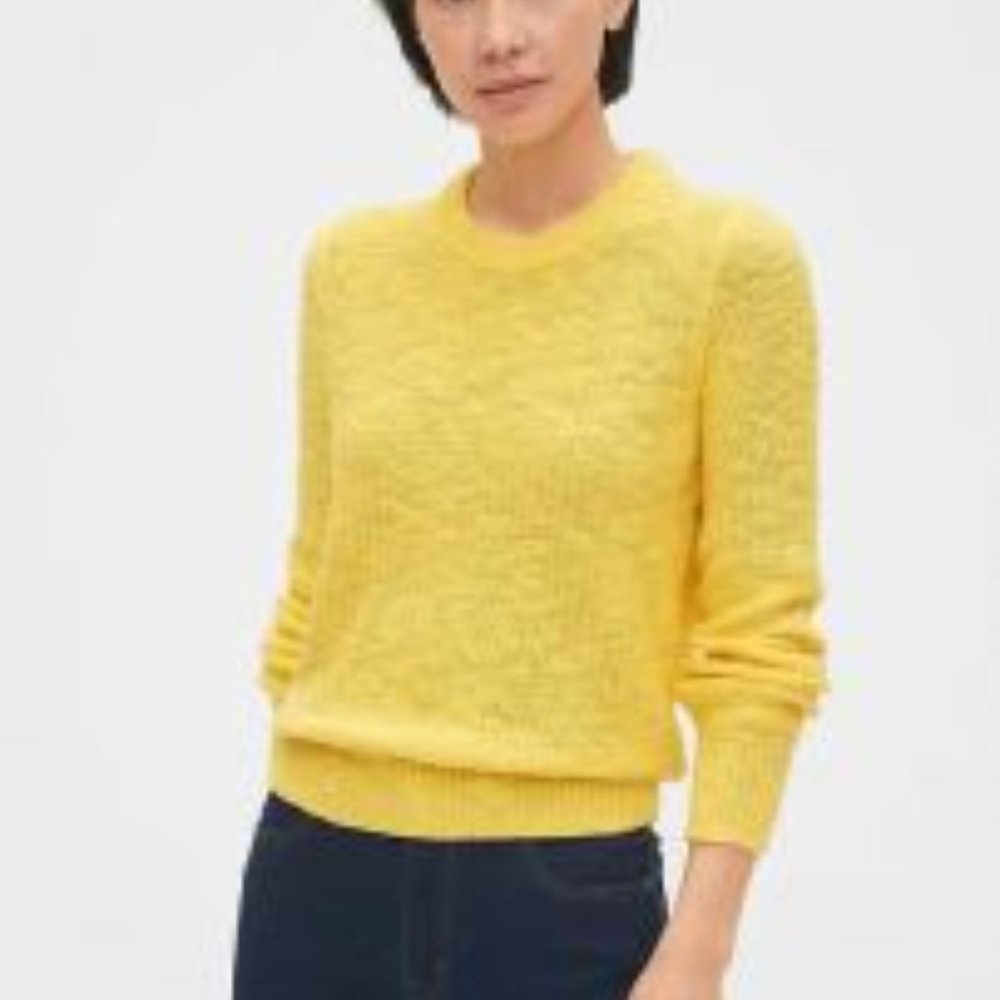 GAP Slub Crewneck Sweater XS NWOT